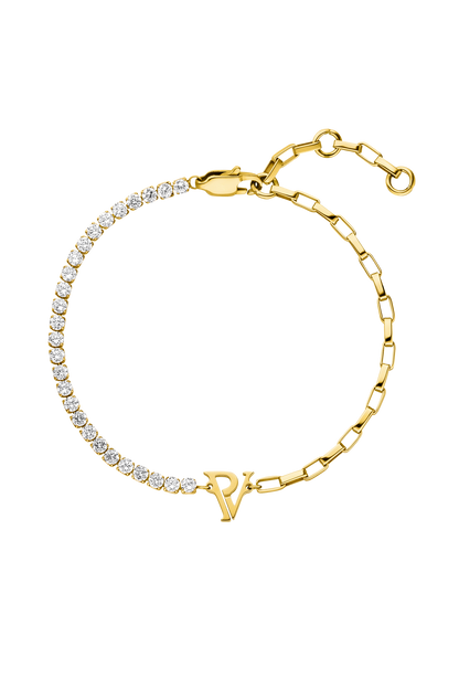PV Tennis & Chain Bracelet