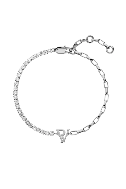 PV Tennis & Chain Bracelet