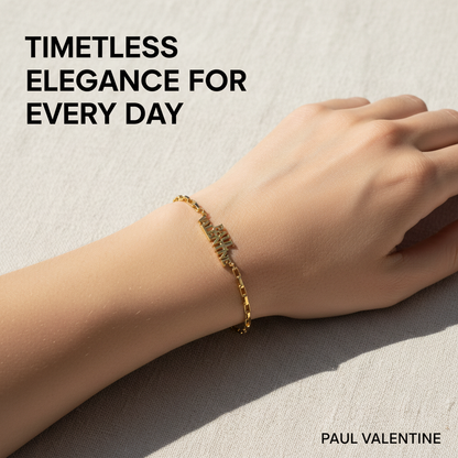 PV Tennis & Chain Bracelet